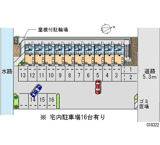 ★手数料０円★熊谷市平戸　月極駐車場（LP）